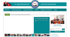 Desktop Screenshot of korgan.gov.tr